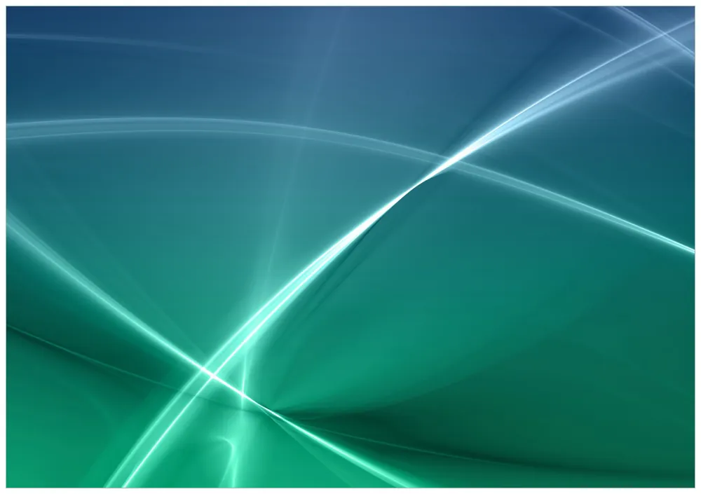 Highlight Poster Abstrakte Formen und Linien in blau grün türkis 61 x 91,5 cm