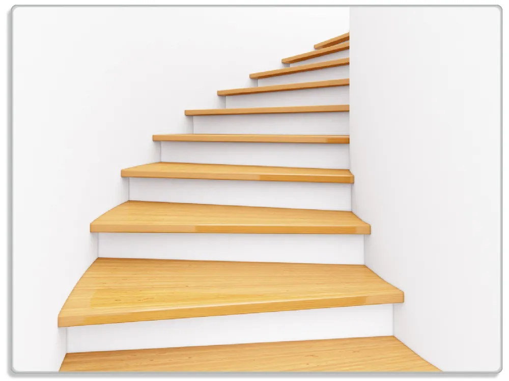 Sale Glasunterlage Wendeltreppe aus hellem Holz 30 x 40 cm