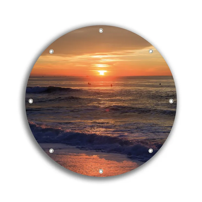 Preisreduziert Gartenposter Sonne über dem Meer ca. 60 x 90 cm