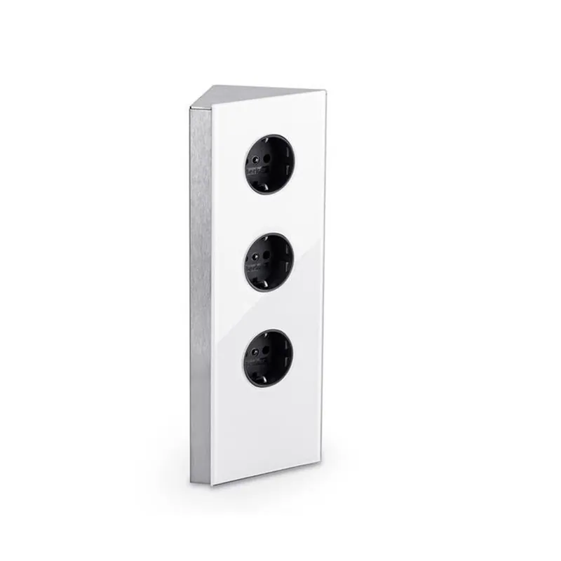 Direkt Vom Hersteller WIPO Mira Eck Glas, Ecksteckdosenelement