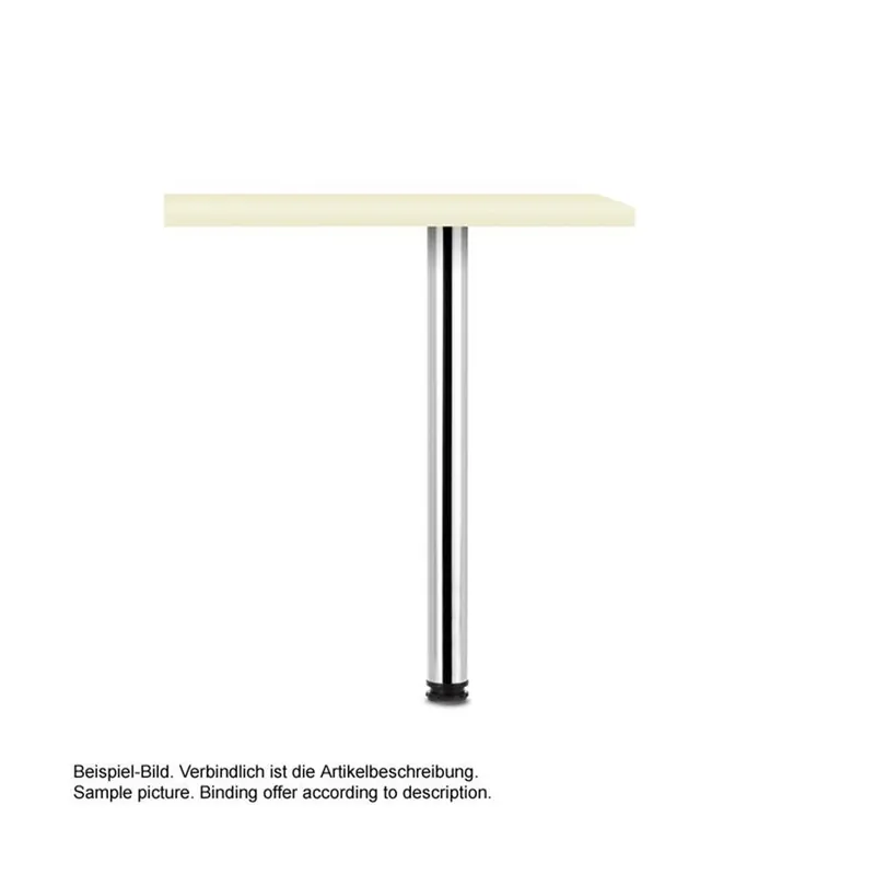 Top-Seller Standard Stützfuß, edelstahlfarbig