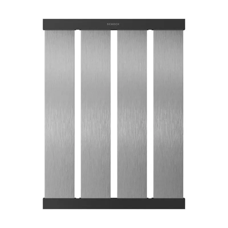 Schock Design-Abtropfgitter metallische Oberfläche, Tiefe 480 mm Wochenendangebot