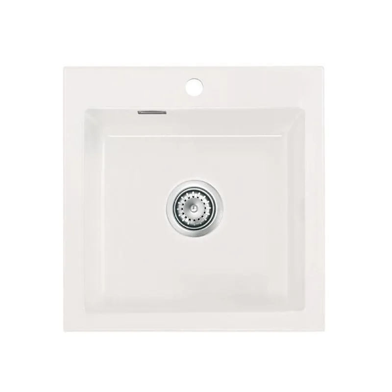Begrenztes Angebot Systemceram Einbauspüle KeraDomo MERA 51 F flächenbündig einbaubar