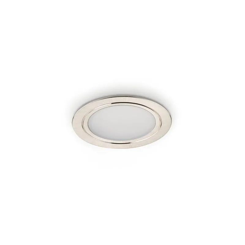 Neu Im Sortiment Naber Anelli LED, Einbauleuchte, Einzelleuchte ohne Schalter, 4000 K neutralweiß edelstahlfarbig