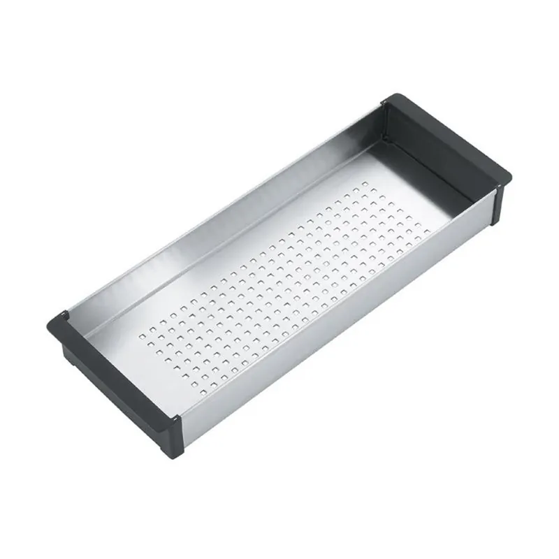 Franke Abtropfbecken Edelstahl mit synthetischem Rand, 156 x 419 x 53 mm Solange Der Vorrat Reicht