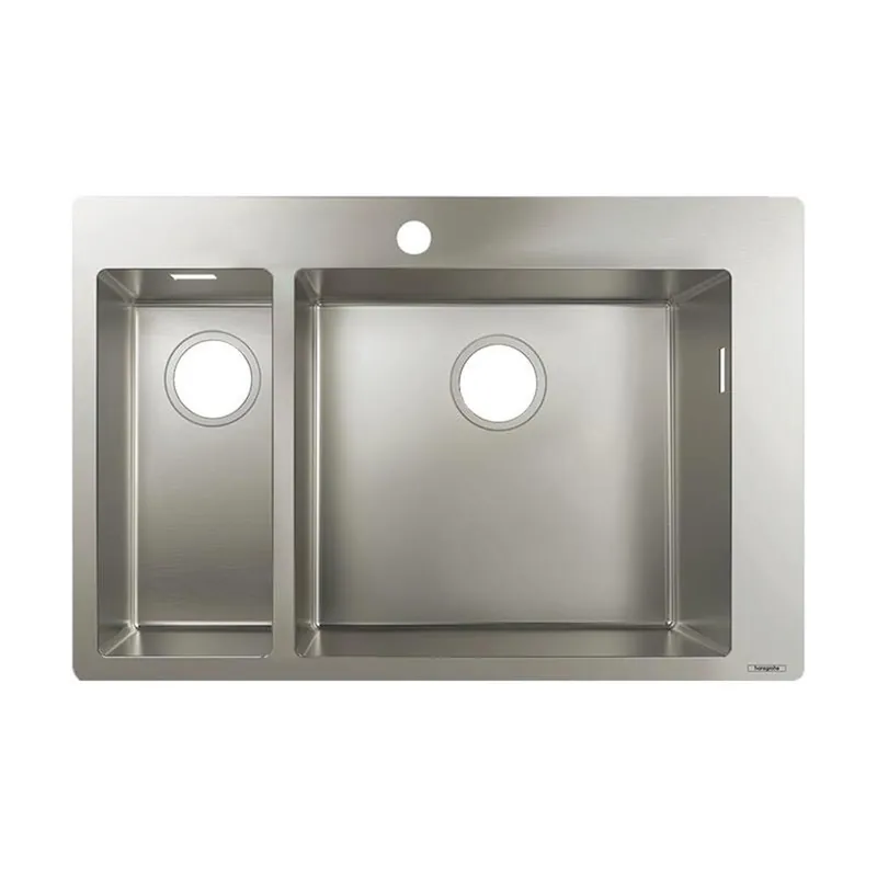 hansgrohe Einbauspüle 180/450 S711-F655 | Edelstahl Sonderangebot
