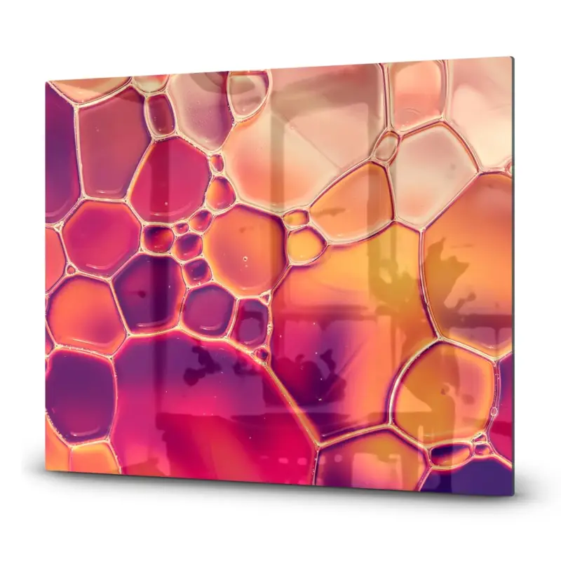 Billig Herdabdeckplatte Abstrakte Wassertropfen 60x52