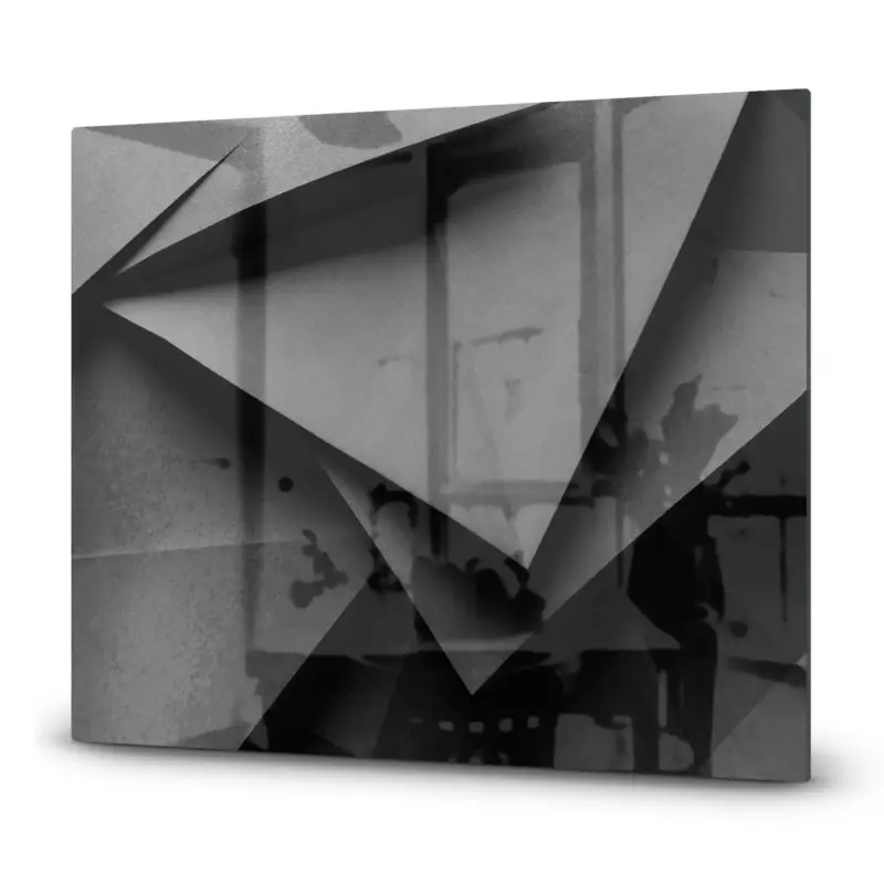 Rabatt Herdabdeckplatte Geometrische Formen 60x52