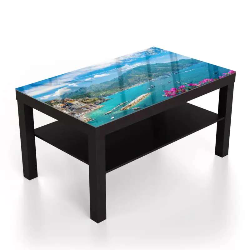 Couchtische 90x55 Atrani an der Amalfiküste Schwarz Abverkauf