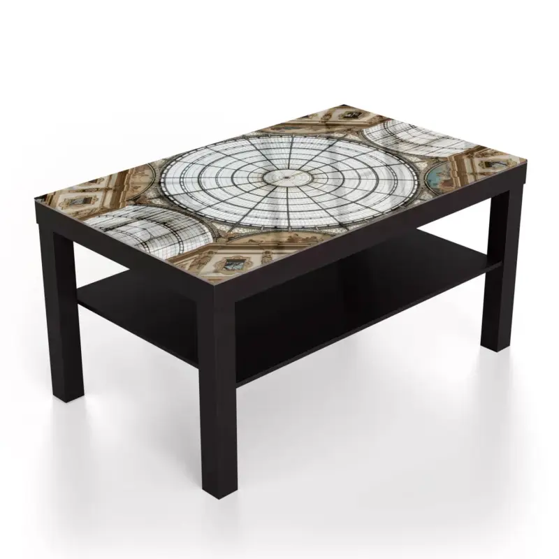 Couchtische 90x55 Historische Architektur Schwarz Sonderangebot