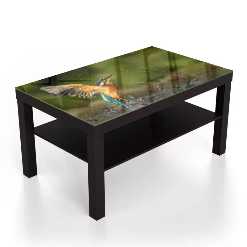 Ausverkauf Couchtische 90x55 Eisvogel Schwarz