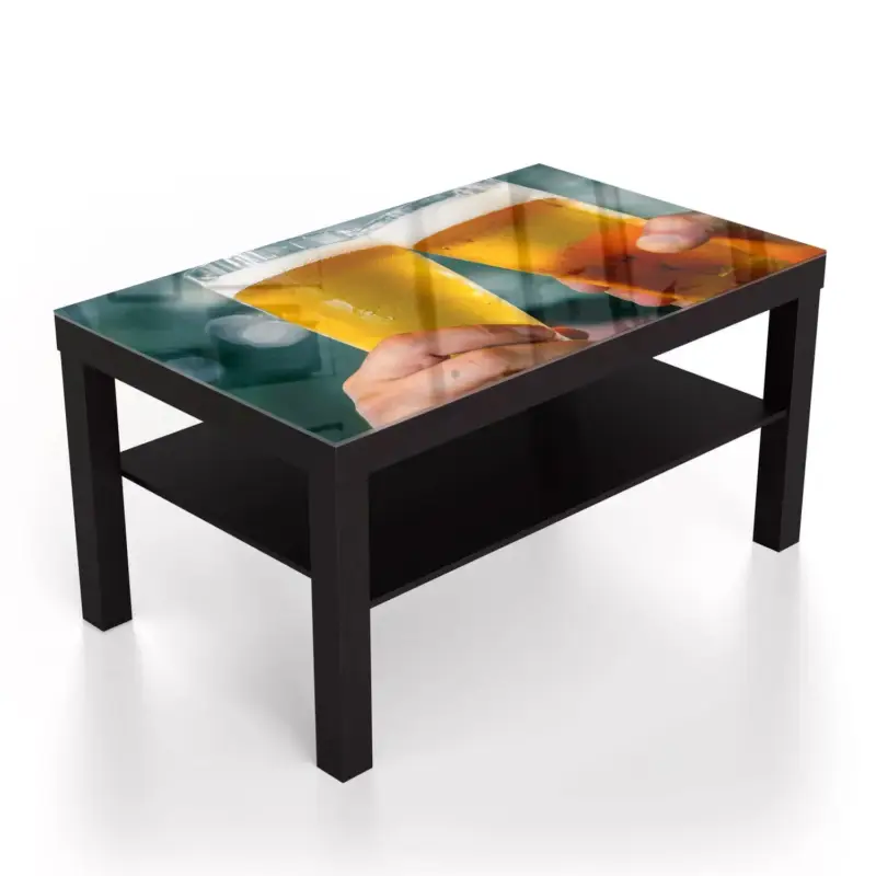 Couchtische 90x55 Klingende Gläser Schwarz Gratis Versand
